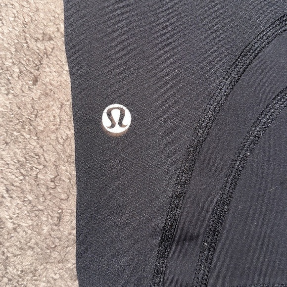 Black lululemon leggings - pace rival style cropped - Picture 3 of 4
